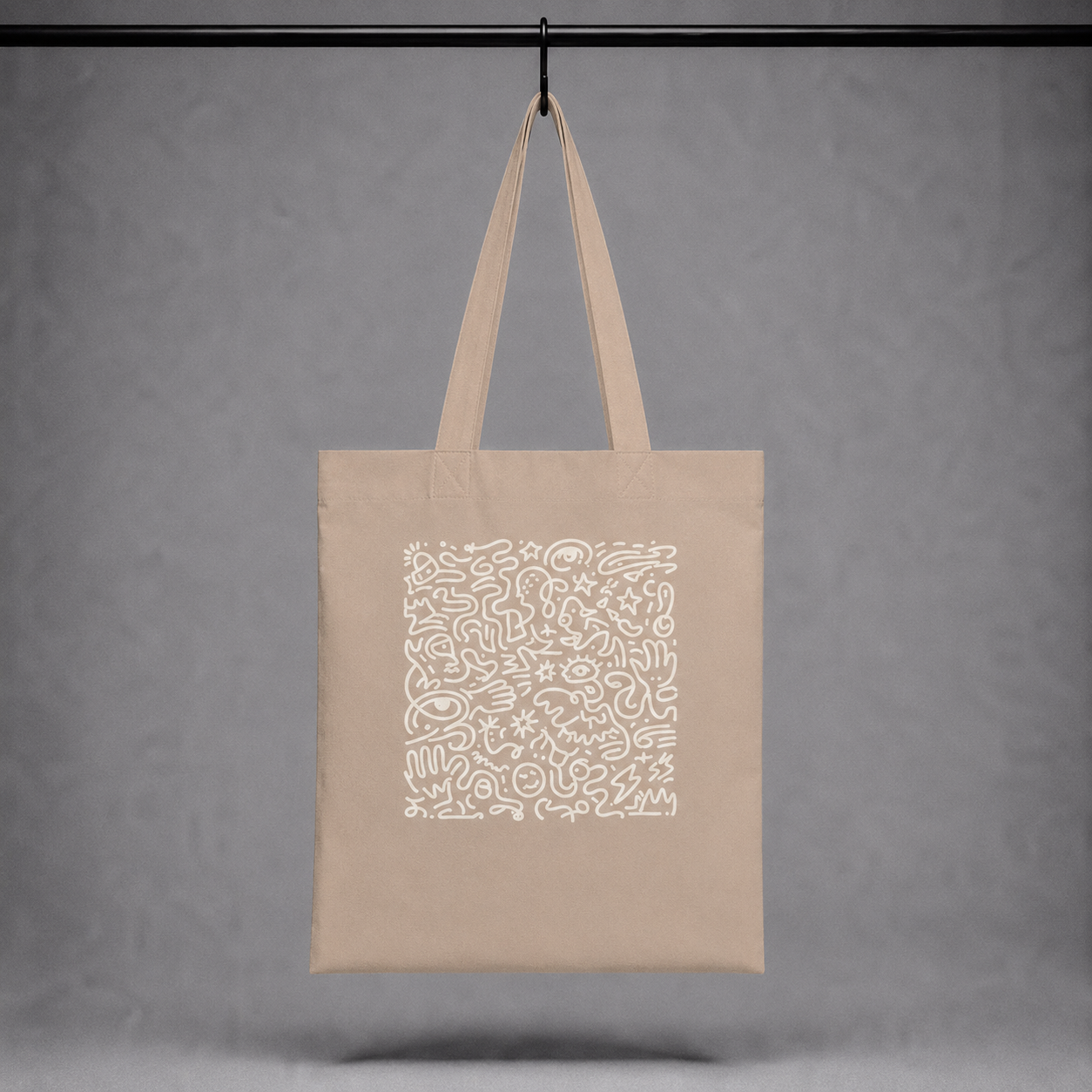 Tote bag biologica - glyph