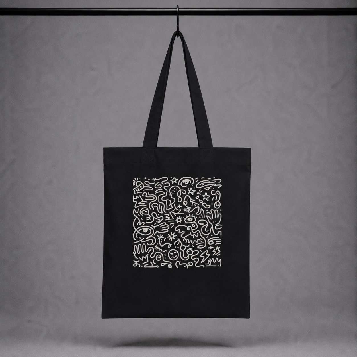 Tote bag biologica - glyph
