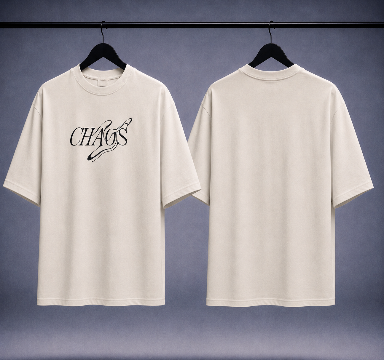 T-shirt oversized uomo - chaos