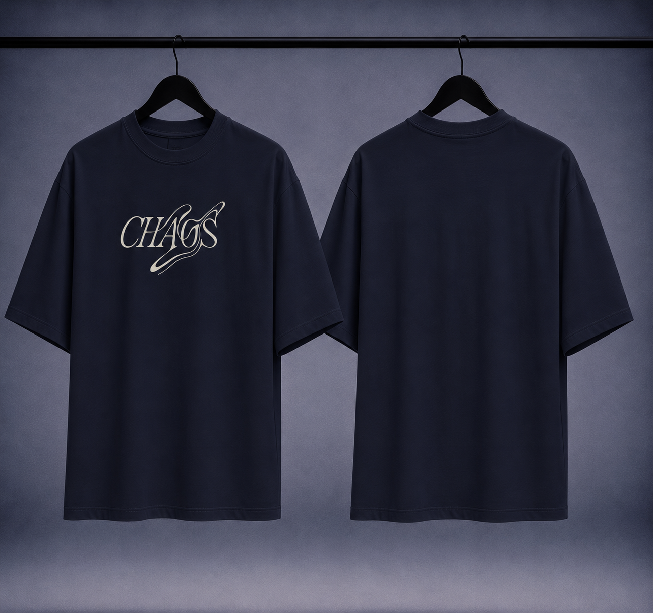 T-shirt oversized uomo - chaos