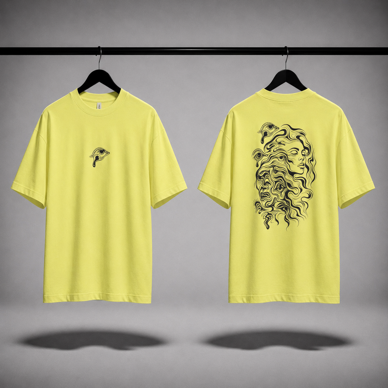 T-shirt oversized donna - fluid