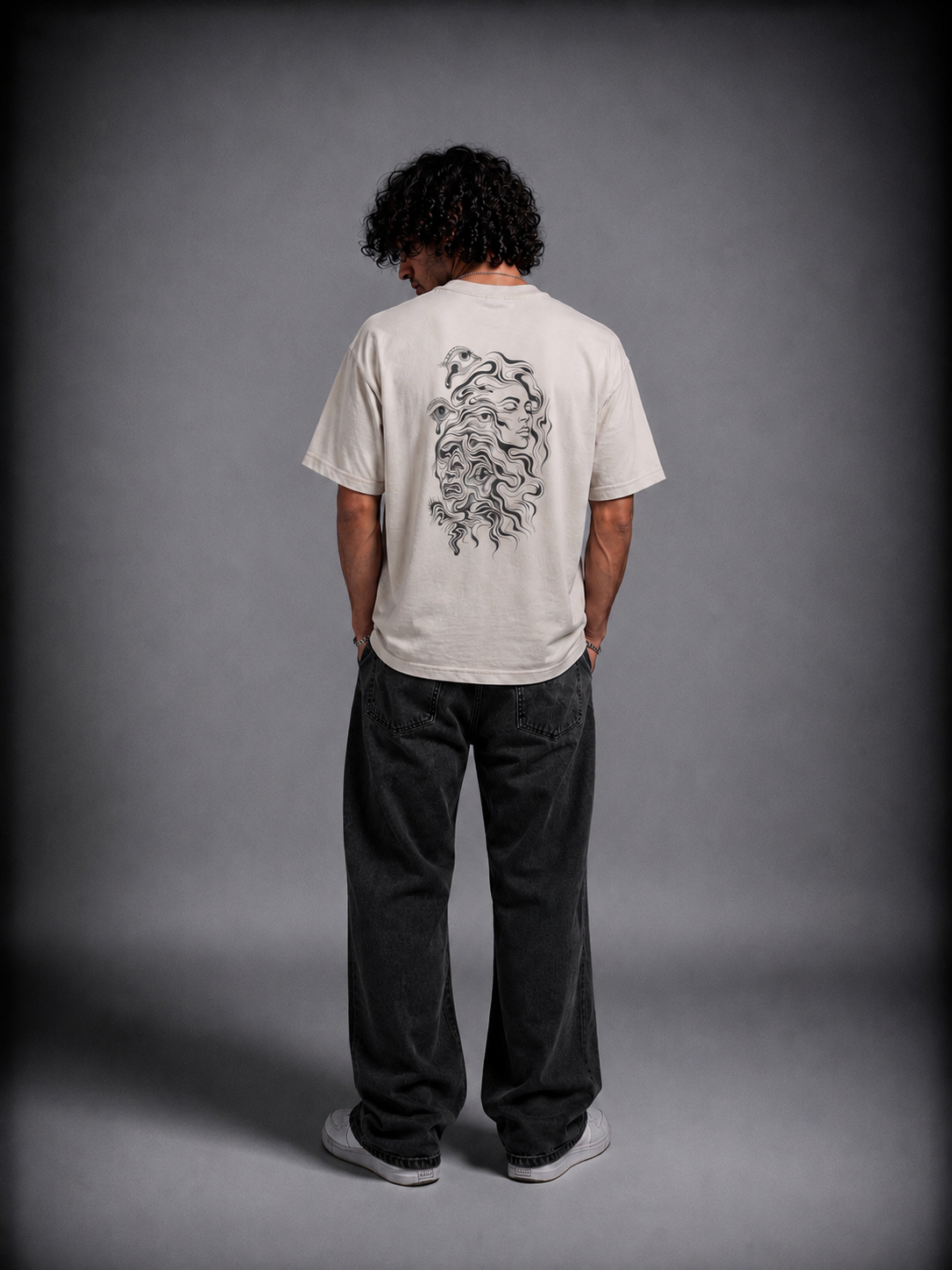 T-shirt oversized uomo - fluid