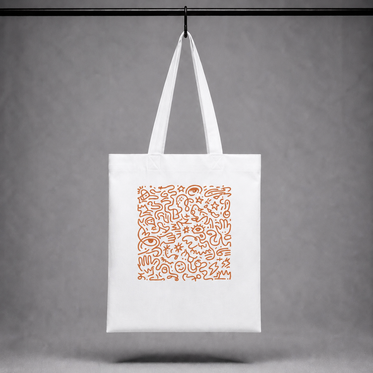 Tote bag biologica - glyph