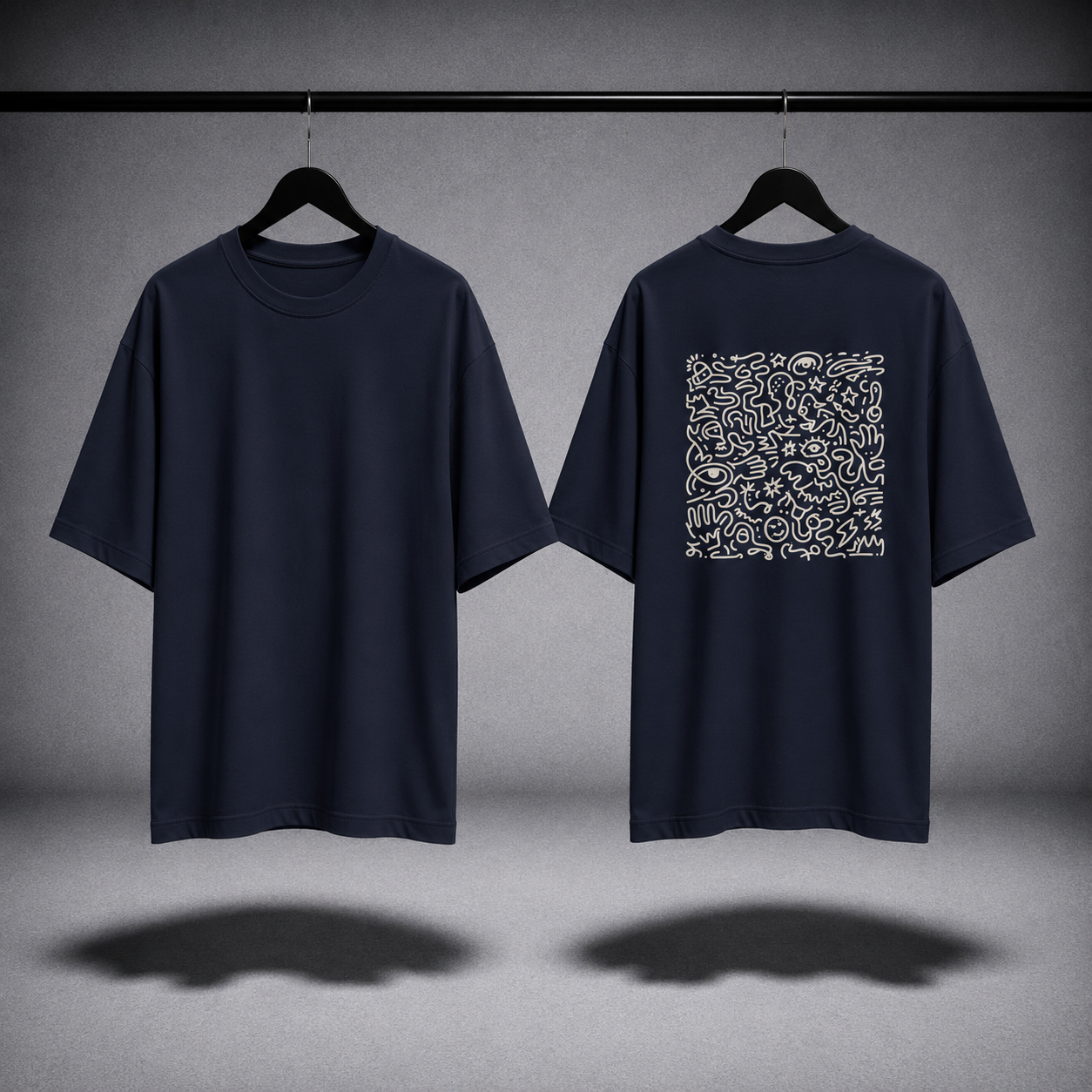 T-shirt oversized donna - glyph