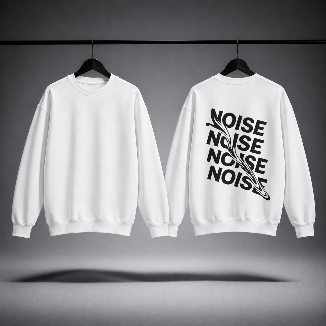 Felpa girocollo donna - noise