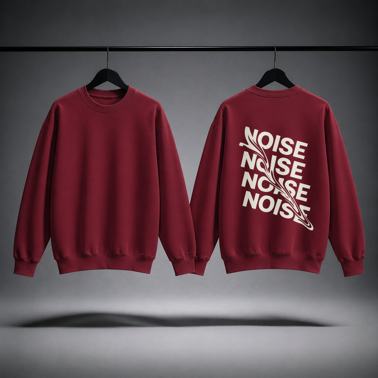 Felpa girocollo uomo - noise