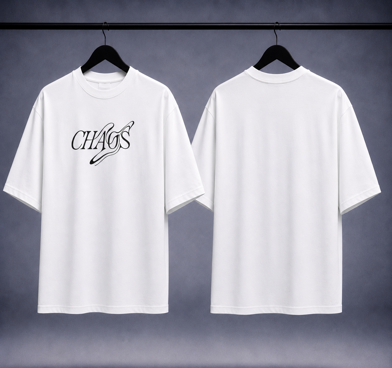 T-shirt oversized uomo - chaos