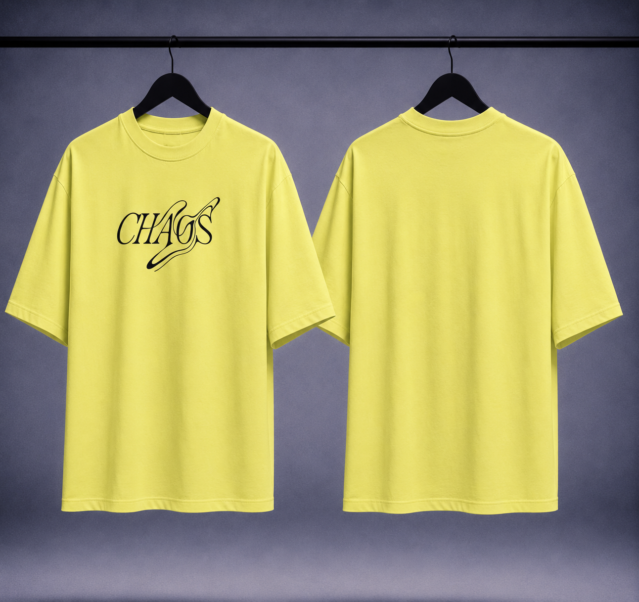 T-shirt oversized uomo - chaos
