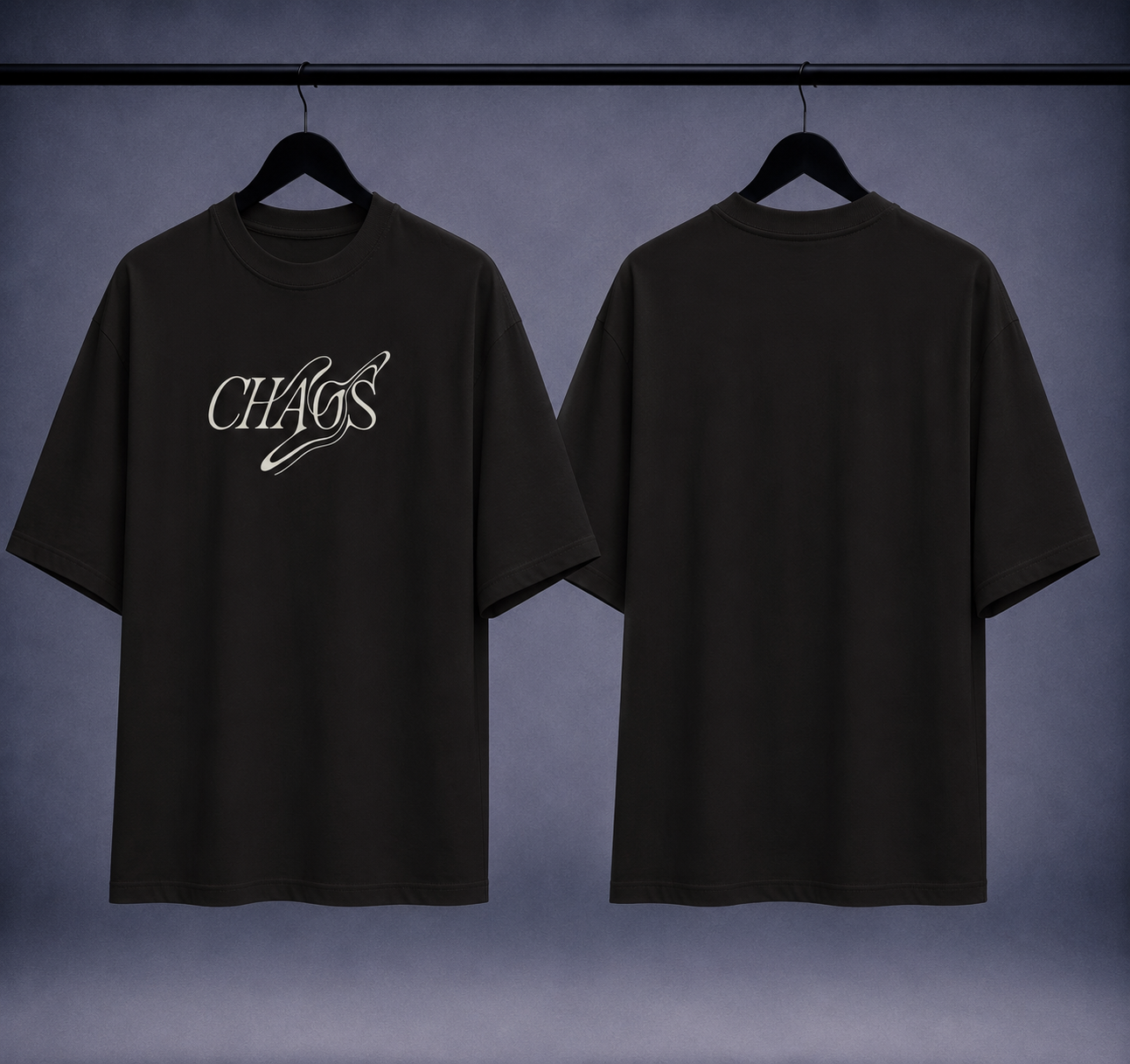 T-shirt oversized uomo - chaos