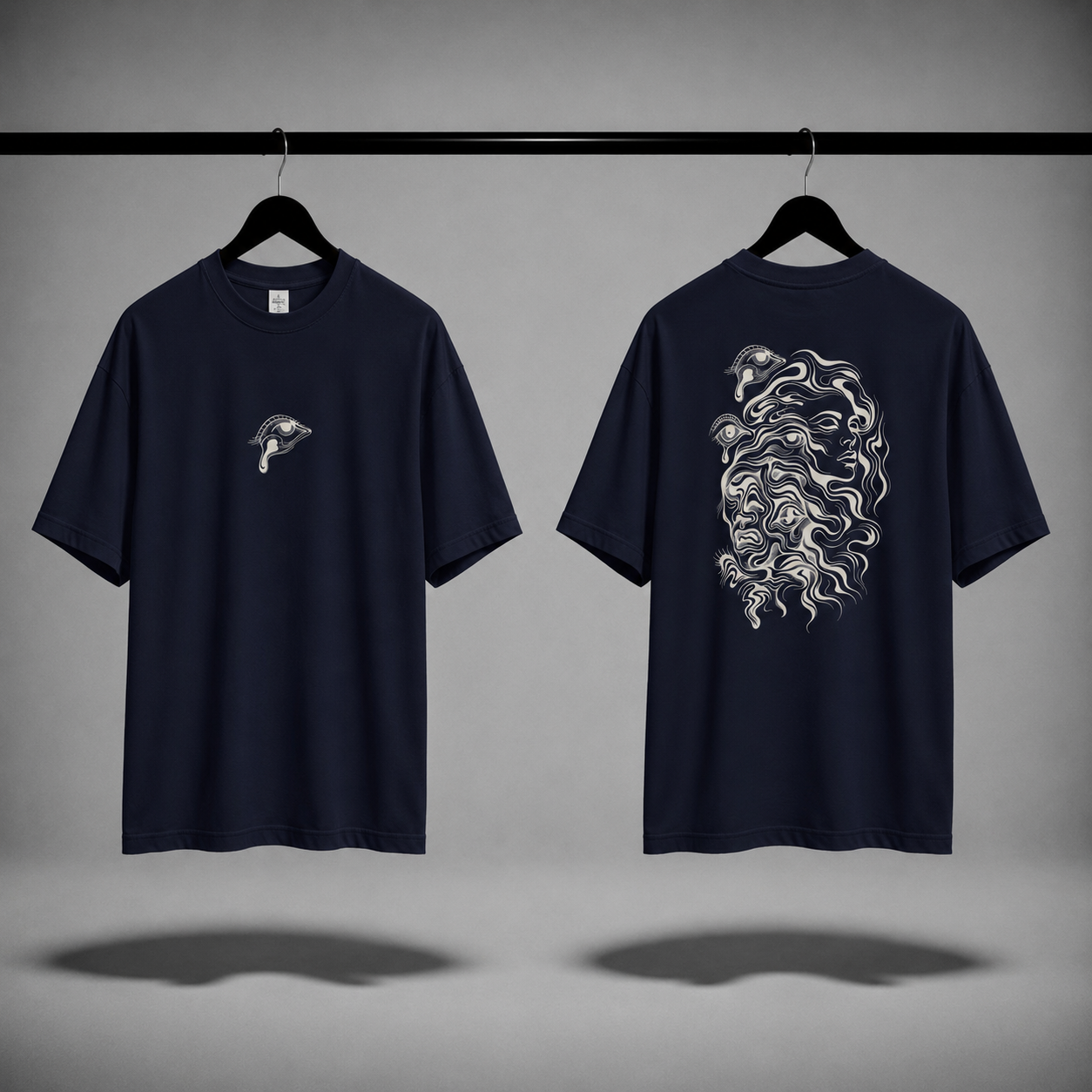 T-shirt oversized donna - fluid