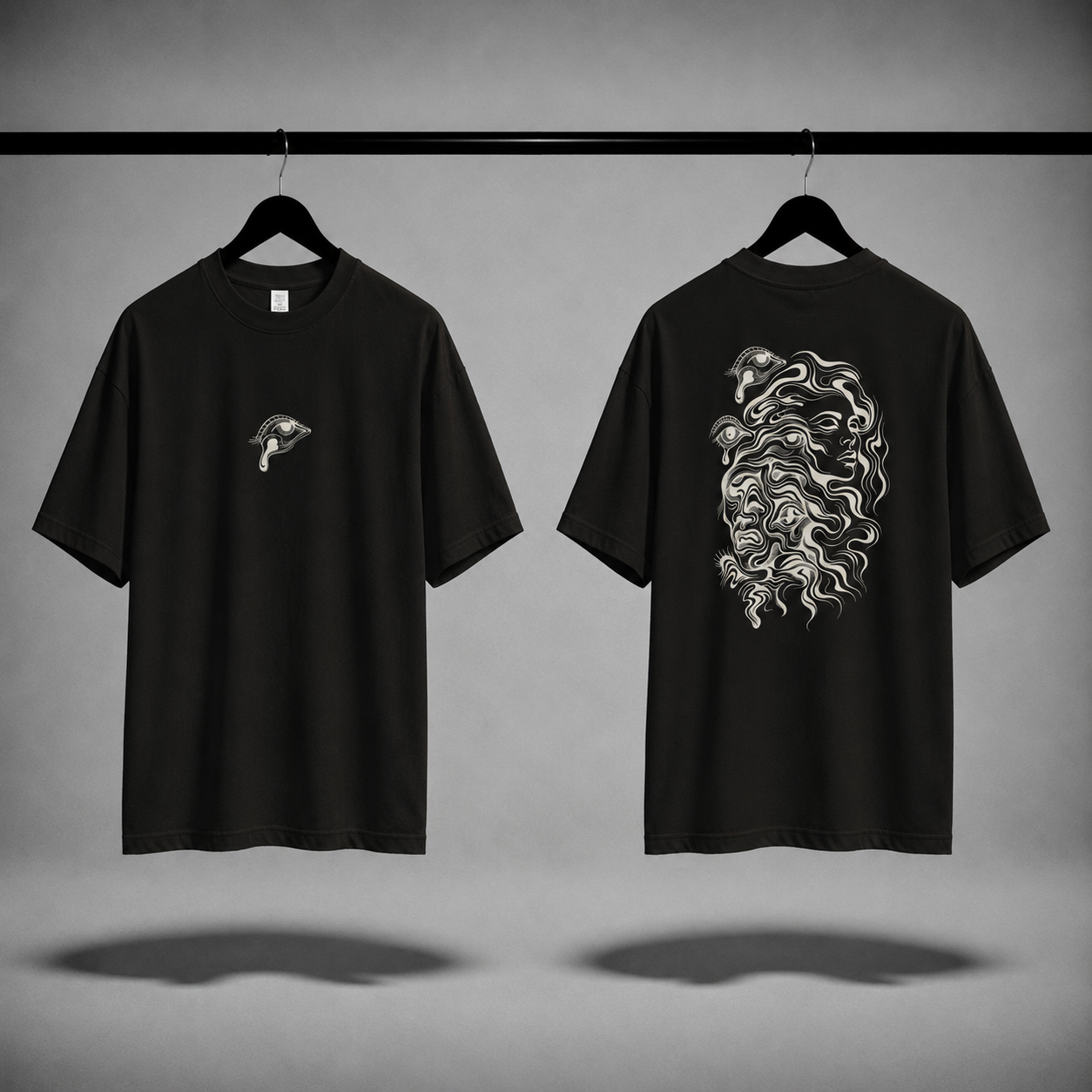 T-shirt oversized donna - fluid
