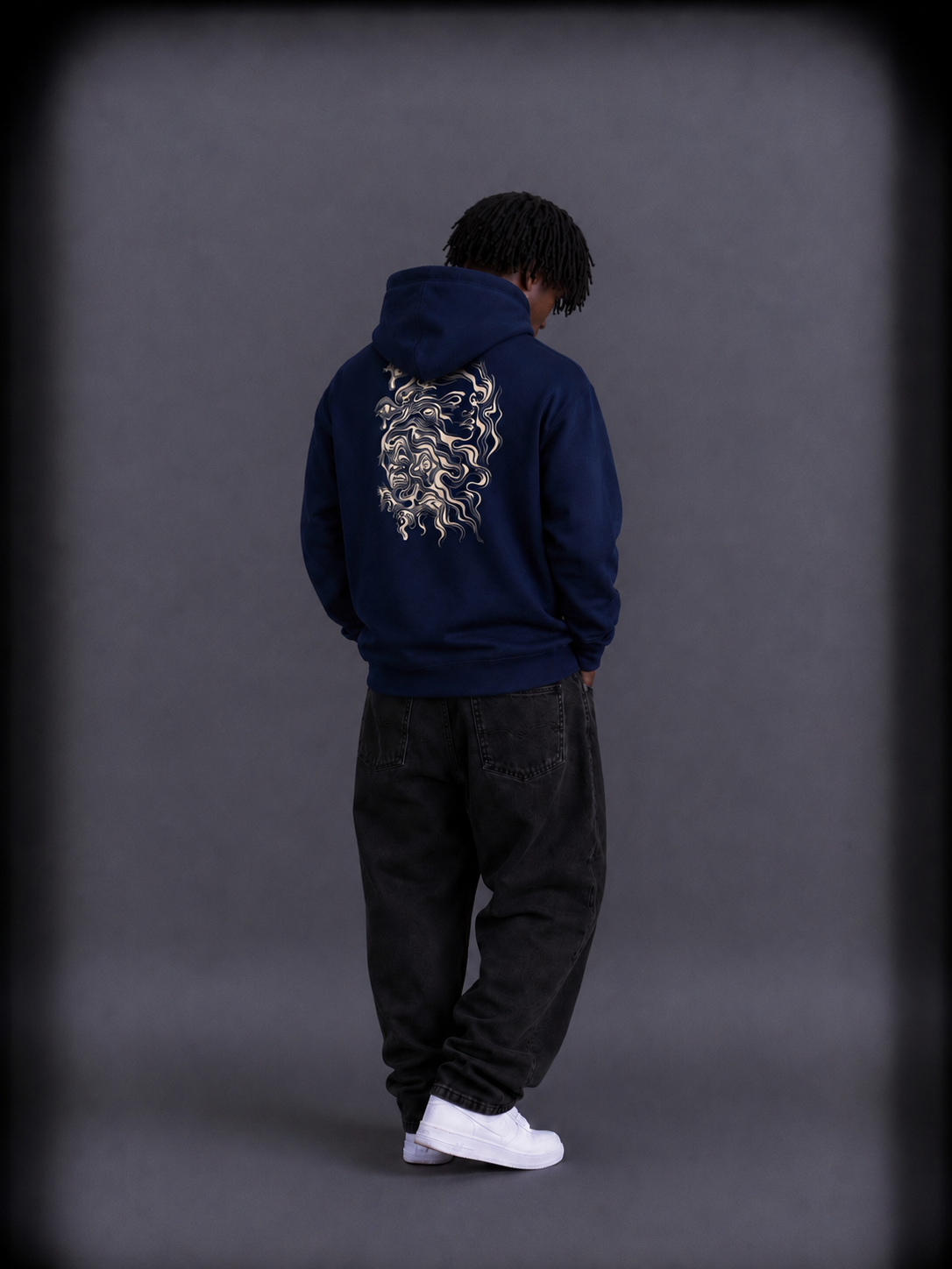 Felpa con cappuccio uomo - fluid
