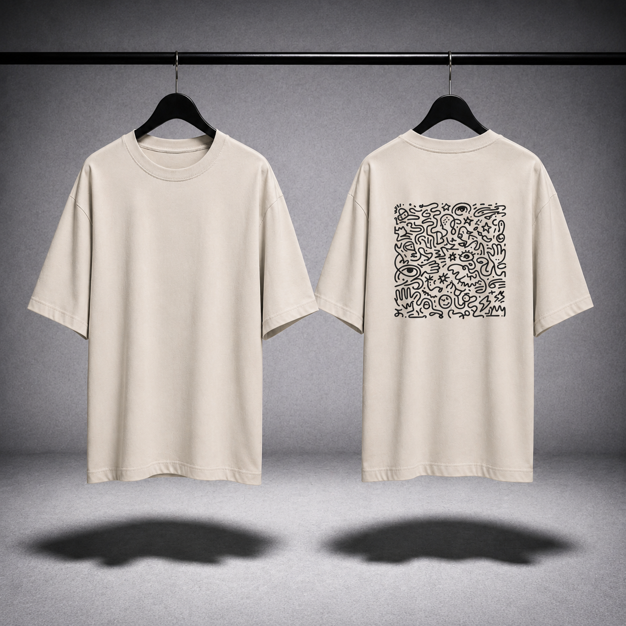 T-shirt oversized donna - glyph