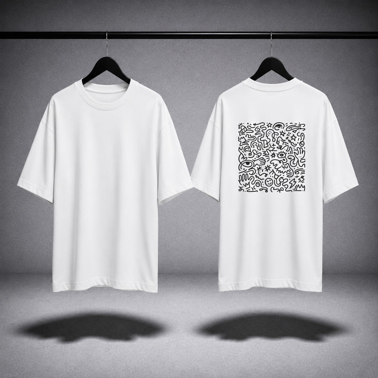 T-shirt oversized donna - glyph