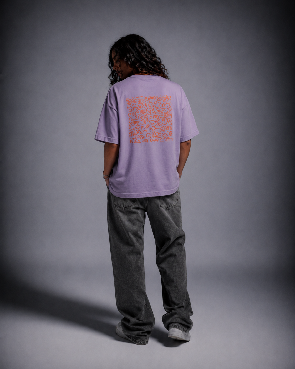 T-shirt oversized donna - glyph