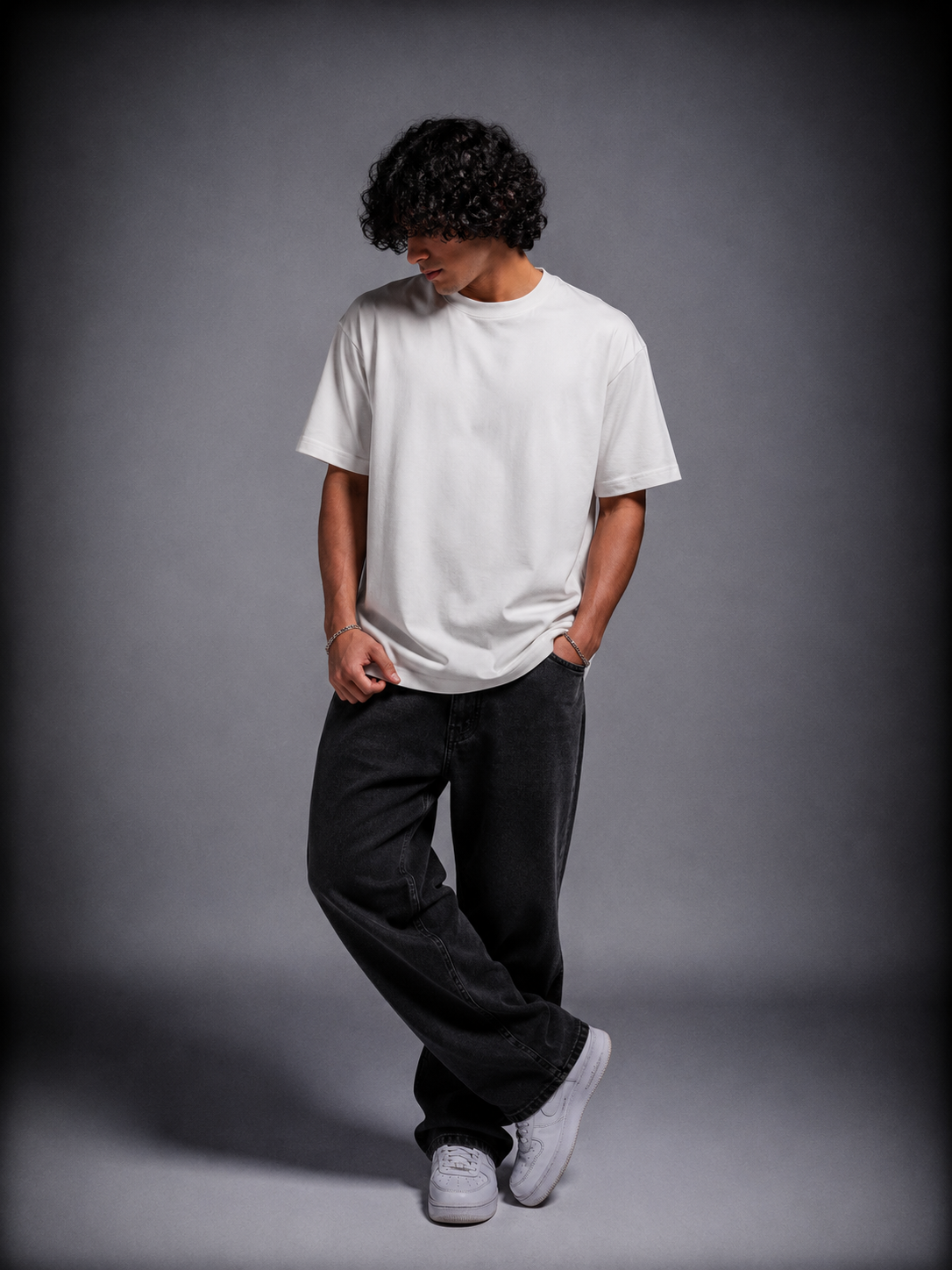 T-shirt oversized uomo - glyph