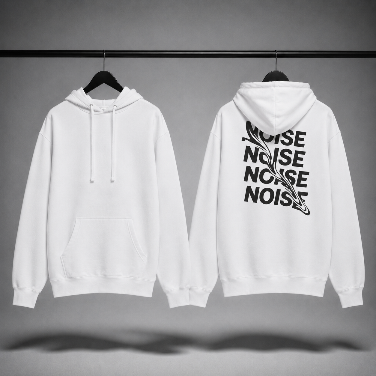 Felpa con cappuccio donna - noise