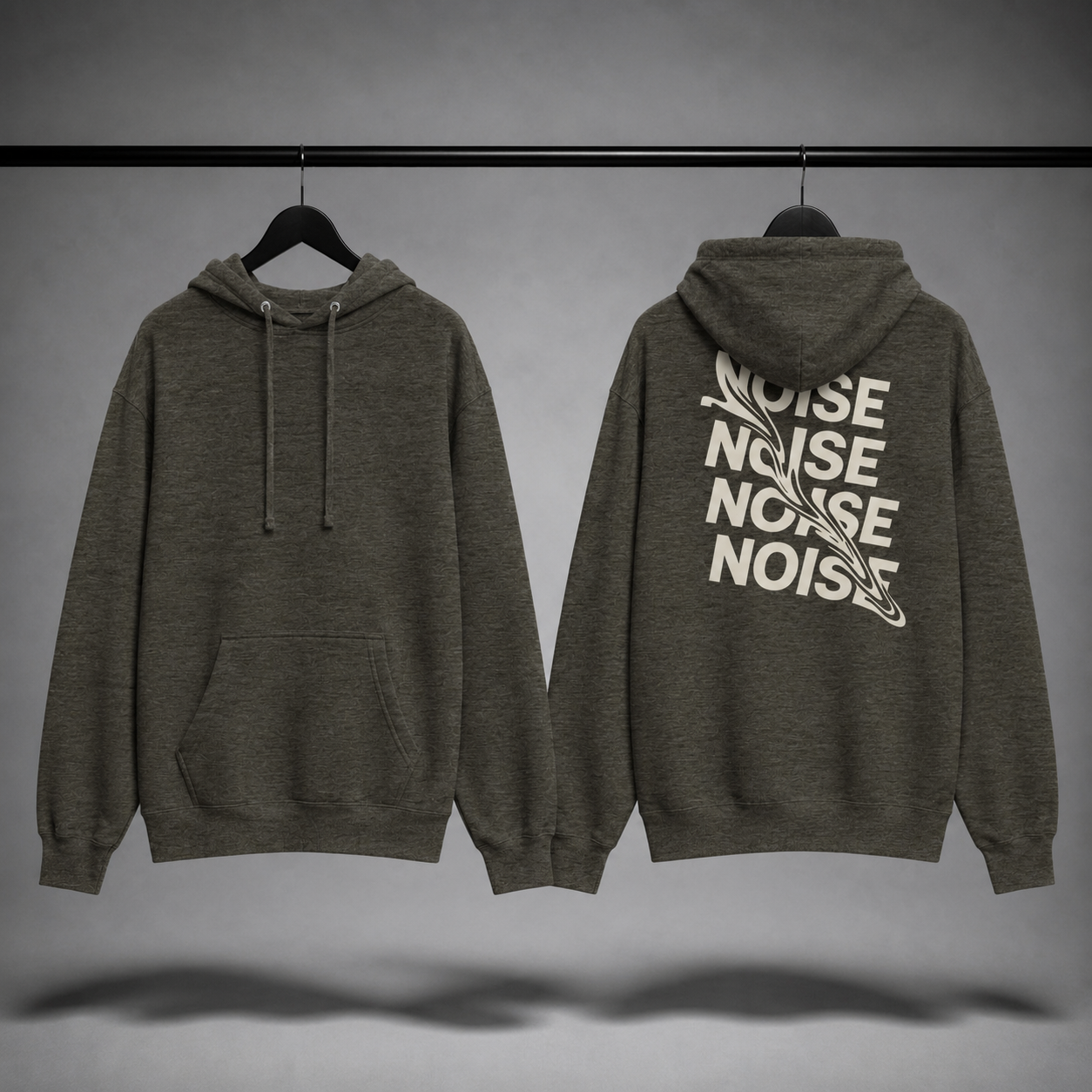 Felpa con cappuccio donna - noise
