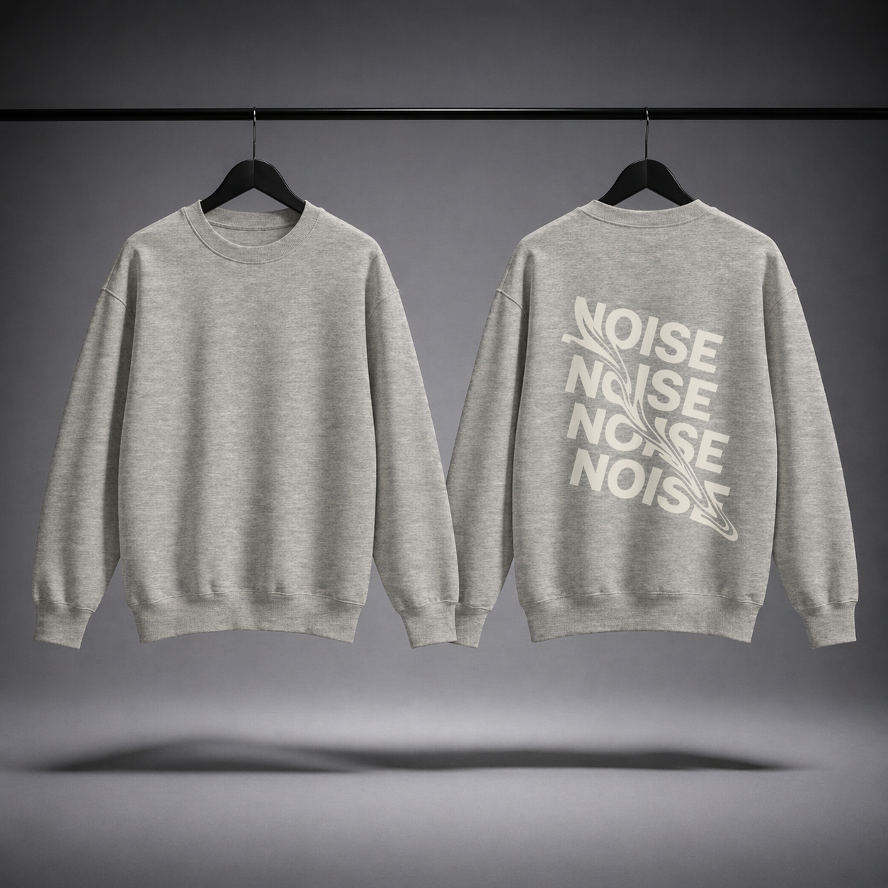 Felpa girocollo donna - noise