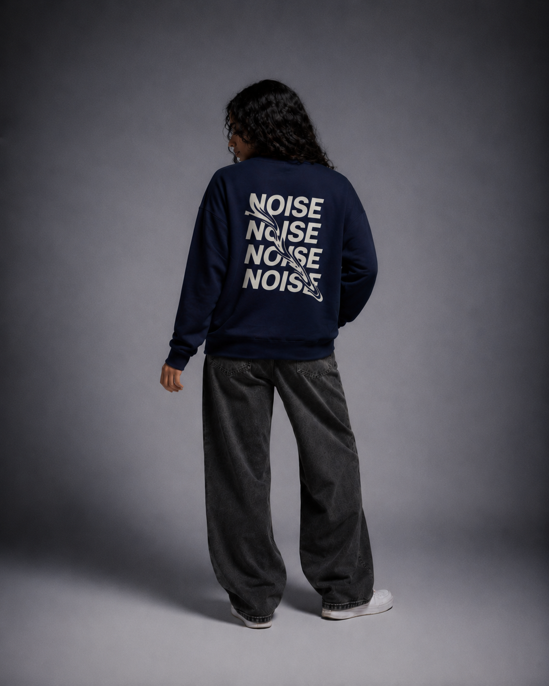 Felpa girocollo donna - noise