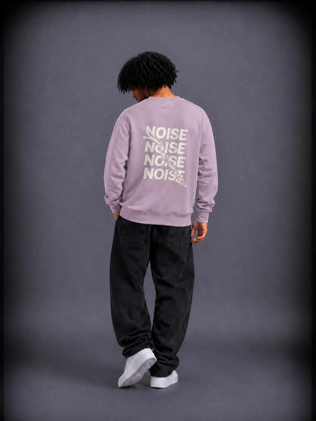 Felpa girocollo uomo - noise