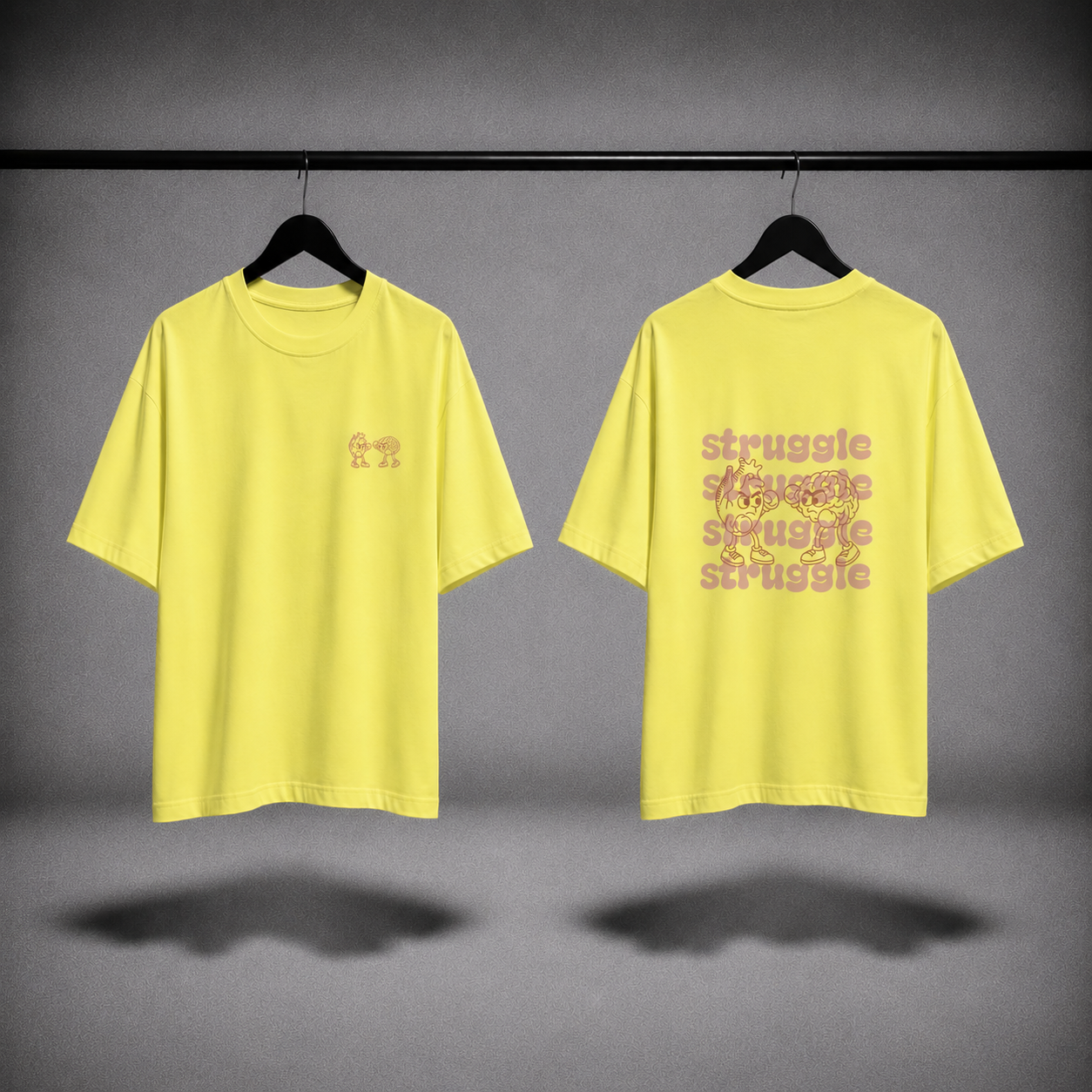 T-shirt oversized donna - struggle